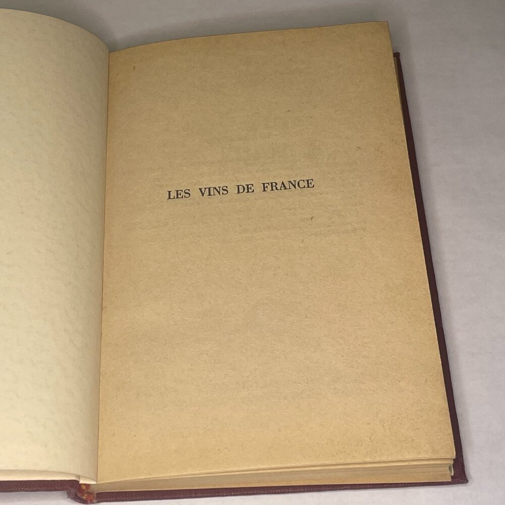Les Vins De France 1946 Hardcover Wine Book - Picture 3 of 7